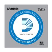 PL016 Plain Steel Отдельная струна без обмотки, сталь, .016