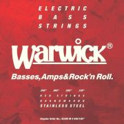 Warwick 46200M4 струны для бас-гитары Red Label 45-105, никель