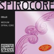  S25 Spirocore Отдельная струна А/Ля для виолончели размером 4/4, среднее натяжение