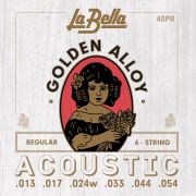  40PR Golden Alloy Комплект струн для акустической гитары, бронза 80/20, 13-54