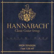  728HT Custom Made Blue Комплект струн для классической гитары, сильное натяжение
