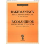J0020 Рахманинов С.В. Избранные романсы. Для голоса и фортепиано, издательство 