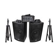  ZH0602D15LS Комплект акустической системы, микшер, микрофон, кабели, 2х250Вт