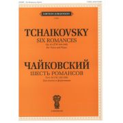 J0066 Чайковский П. И. Шесть романсов. Соч. 63 (ЧС 293-298), издательство 