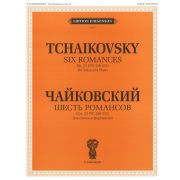 J0057 Чайковский П. И. Шесть романсов: Соч. 25. (ЧС 226-231), издательство 