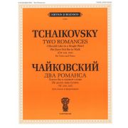 J0060 Чайковский П. И. Два романса (ЧС 244, 245): Для голоса с ф-но, издательство 