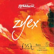  DZ614-4/4M Zyex Отдельная струна Е/Ми для контрабаса, размер 4/4, среднее натяжение