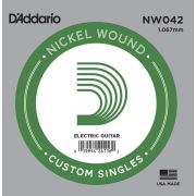  NW042 Nickel Wound Отдельная струна для электрогитары, .042