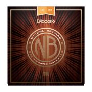  NB1256 Nickel Bronze Комплект струн для акустической гитары, Light Top/Med Bottom, 12-56