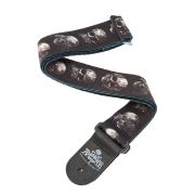  50AL01 Alchemy Gothic Ремень для гитары, рисунок «Muted Skulls»