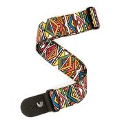  P20S1504 World Ремень для гитары, рисунок «Ndebele»