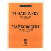 J0039 Чайковский П. И. Шесть пьес для фортепиано. Соч. 19, издательство 