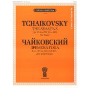 J0033 Чайковский П. И. Времена года. 12 характерных картинок, издательство 