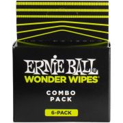 ERNIE BALL 4279 - набор для ухода за гитарой: салфетки для грифа (1шт), струн (3шт), полировки (2шт)
