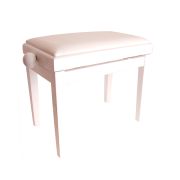  HY-PJ018B-GLOSS-WHITE Банкетка, вельвет, белый/белый