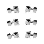  AL-015P Комплект 3+3 колковой механики, хром