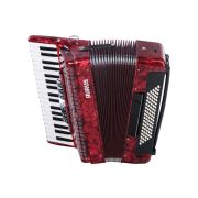  JH2006-RED Аккордеон 37/80/7/2, красный, с футляром