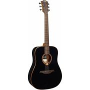 LAG GLA T118D-BLK Акустическая гитара, Дредноут, цвет - черный