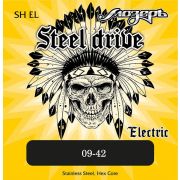  SH-EL Steel Drive Комплект струн для электрогитары, сталь, 9-42