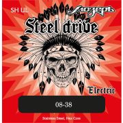  SH-UL Steel Drive Комплект струн для электрогитары, сталь, 8-38