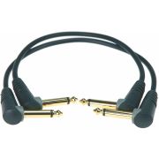  AU-AJJ0030 Коммутационный кабель, 30см, Jack 6,35мм, 2шт, угловой