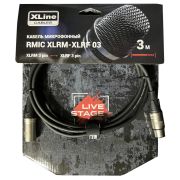Xline Cables RMIC XLRM-XLRF 03 Кабель микрофонный XLR 3 pin male - XLR 3 pin female длина 3м