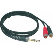  AY3-0300 Коммутационный кабель Jack 6,35мм 3p-2хRCA, 3м