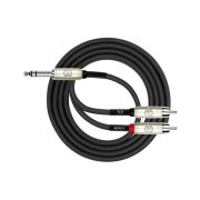 Kirlin Y-344PR 2M BK - кабель Y-образный 2 м