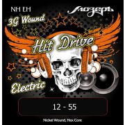  NH-EH Hit Drive Комплект струн для электрогитары, Extra Heavy, 12-55, никель