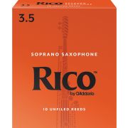 RIA1035 Rico Трости для саксофона сопрано, размер 3.5, 10шт, Rico