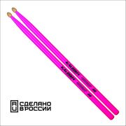 Kaledin Drumsticks 7KLHBPK5B Pink 5B Барабанные палочки, граб, флуоресцентные розовые
