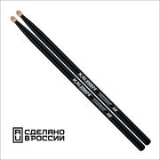 Kaledin Drumsticks 7KLHBBK5B Black 5B Барабанные палочки, граб, флуоресцентные