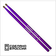 Kaledin Drumsticks 7KLHBVL5A Violet 5A Барабанные палочки, граб, флуоресцентные фиолетовые
