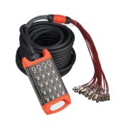  BCB402-20m Сценическая коммутационная коробка 12хXLR входов + 4хXLR выхода, 20м