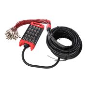  BCB403-20m Сценическая коммутационная коробка 16хXLR входов + 4хXLR выхода, 20м