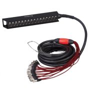  BCB903-15m Сценическая коммутационная коробка 12хXLR входов + 4хXLR выхода, 15м