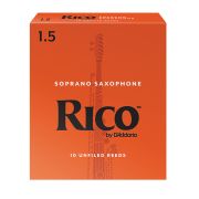 RIA1015 Rico Трости для саксофона сопрано, размер 1.5, 10шт, Rico