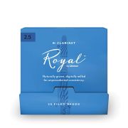 RCB0125-B25 Rico Royal Трости для кларнета Вb, размер 2.5, 25шт в индивидуальной упаковке, Rico
