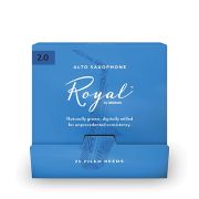 RJB0120-B25 Rico Royal Трости для саксофона альт, размер 2.0, 25шт в индивидуальной упаковке, Rico