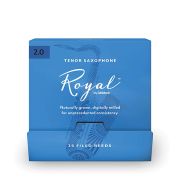 RKB0120-B25 Rico Royal Трости для саксофона тенор, размер 2.0, 25шт в индивидуальной упаковке, Rico