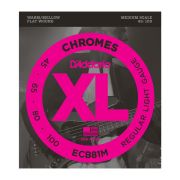  ECB81M Chromes Bass Комплект струн для бас-гитары, Light, 45-100, Medium Scale