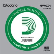  NW034 Nickel Wound Отдельная струна для электрогитары, никелированная, .034