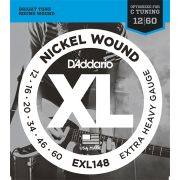 D`Addario EXL148 XL NICKEL WOUND Струны для электрогитары Extra Heavy 12-60