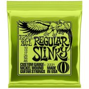 ERNIE BALL 2221 - струны для эл.гитары Nickel Wound Regular Slinky (10-13-17-26-36-46)