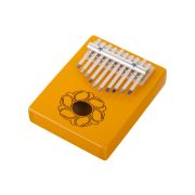  KMKr-1-Y Piastra Калимба, резонаторная, 10 язычков, прямоугольная, желтая