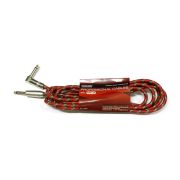  3LUXE-3m-RD Кабель инструментальный, 3м, прямой/угловой, красный