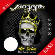  BNH-L Hit Drive Комплект струн для бас-гитары, никелевый сплав, 40-100