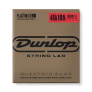  DBFS45105S Flatwound Short Scale Комплект струн для бас-гитары, сталь, 45-105