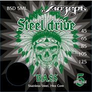  BSD-5ML Steel Drive Комплект струн для 5-струнной бас-гитары, сталь, 45-125