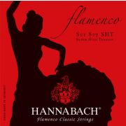 827SHT Red FLAMENCO Комплект струн для классической гитары желтый нейлон/посеребренные 